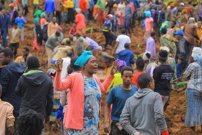 Search for people missing after Ethiopia mudslides continues as death toll rises to 257