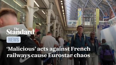 Olympics travel: Eurostar cancels 1 in 4 trains as arson attacks cause French high-speed rail chaos
