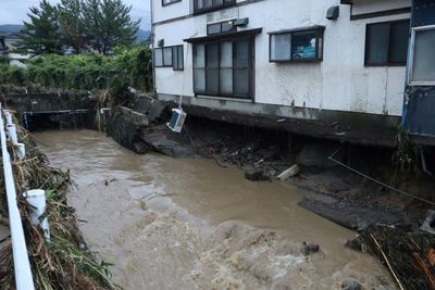 Thousands Evacuated As Record Rains Pound Northern Japan