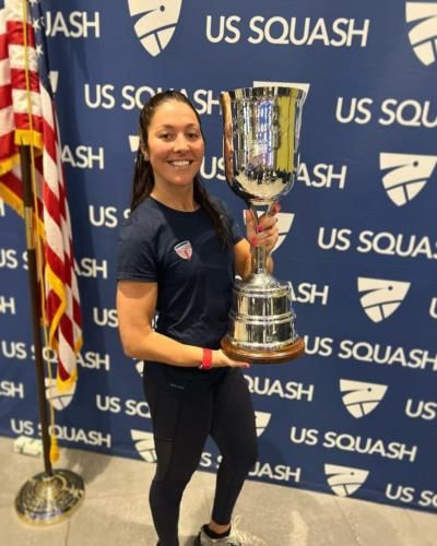 Amanda Sobhy Celebrates Silver Squash Cup Victory With Friends