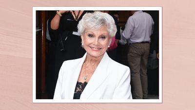 Angela Rippon's chic smokey eye adds flattering but subtle drama to any evening outfit