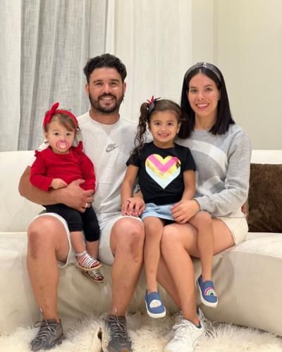 Eugenio Suárez Cherishes Family Time On The Sofa