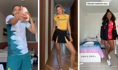 ‘It’s the perfect setting’: TikTok goes wild for backstage Olympics videos