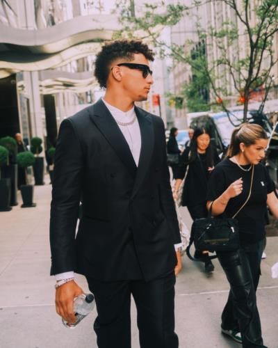 Patrick Mahomes Showcases Impeccable Style In Sleek Black Ensemble