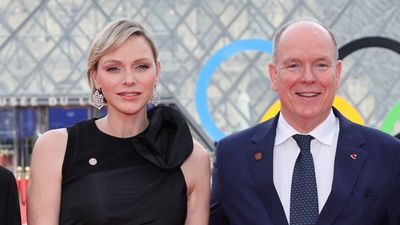 Princess Charlene of Monaco swaps the classic little black dress for dramatic co-ord in Paris and we won't forget this look in a hurry