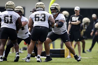 Saints offensive line depth being tested early at training camp