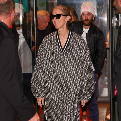 Céline Dion Embraces the Retro Tracksuit Trend Ahead of the Olympics