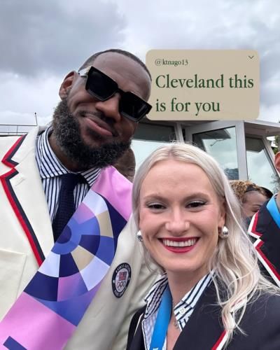 Ohio Natives Lebron James And Katie Moon Shine Together