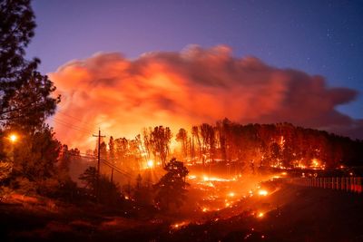 California's largest wildfire explodes in size as fires rage across US West