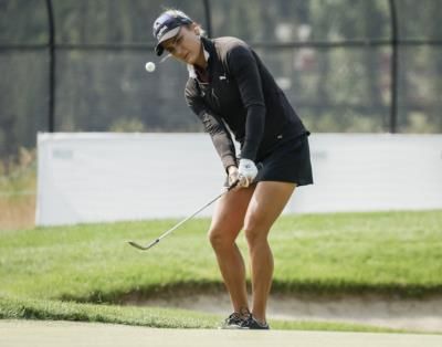 Coughlin Leads CPKC Women's Open Amid Windy Conditions