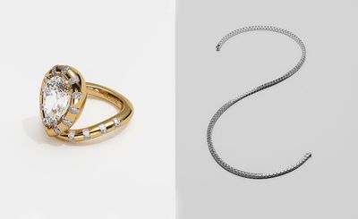 Gem-studded geometry: jewellery brand Moltke comes to Dover Street Market