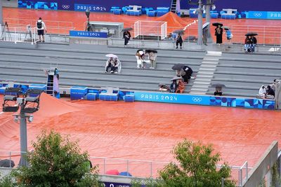 The Paris rain continues at Olympics as cyclists struggle and sports delayed