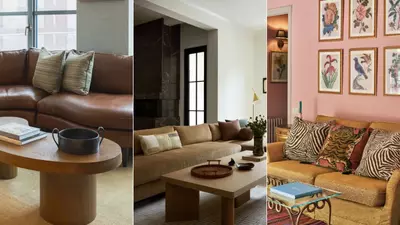This once-dated couch color is making a comeback – designers share all on how to bring this retro style into 2024