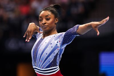 What are the songs in Simone Biles’ floor routine at the 2024 Olympics?