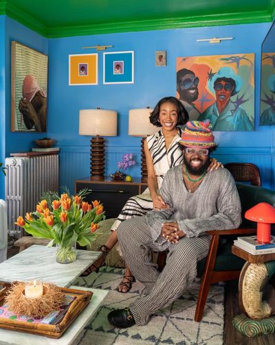 In the picture: a vibrant art-filled home in Chicago