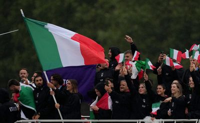 Italy flag-bearer offers to remarry his wife after losing wedding ring in Seine during Olympics Opening Ceremony