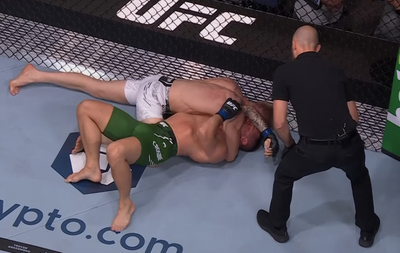 UFC 304 video: Sam Patterson chokes out Kiefer Crosbie in first round