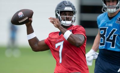 Titans quarterback Malik Willis has a strong day of practice on Saturday