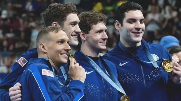 Dressel Lifts Young Relay Team to U.S.’s First Olympic Gold in Paris
