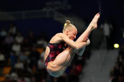 USA Divers Win Silver Medal At Olympics