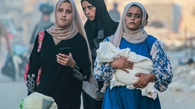 'We have nothing left in this world, except our daughter': a young mother on life in Gaza