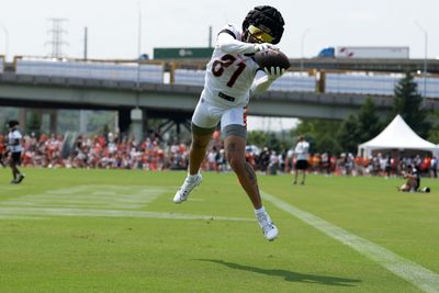 Bengals rookie wideout pushing for serious playing time with a great start to camp