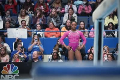 Simone Biles Overcomes Calf Pain, Continues Olympic Competition