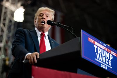 Trump calls Harris a "lunatic" at rally