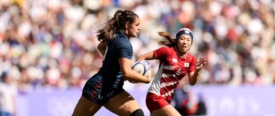 Olympics fans were fired up after Ilona Maher’s devastating stiff arm in U.S. women’s rugby sevens win vs. Japan