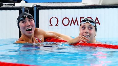 Swimmer Torri Huske Gave Emotional Quote After Edging Out Gretchen Walsh for Gold