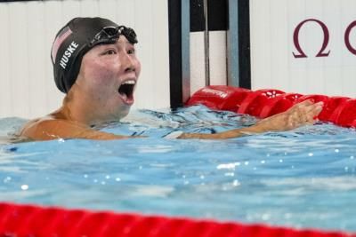 American Swimmer Torri Huske Wins Gold In 100M Butterfly