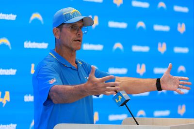 Jim Harbaugh shares expectations when pads come on at Chargers training camp