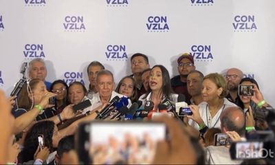 Opposition reacts to Maduro claiming victory in elections, calls it 'fraud' and 'theft'