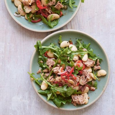 Tuna and white bean salad recipe by Rosie Reynolds