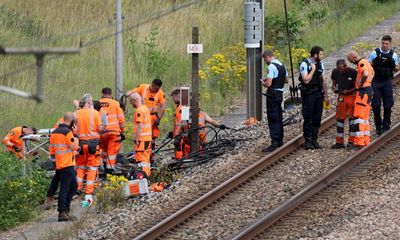 Far left behind rail sabotage before Olympics, French minister suggests