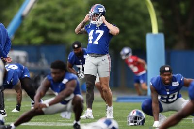 Theo Johnson off and running at tight end for Giants