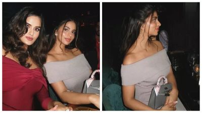 Suhana Khan has a fashionable night out with her B-town friends; fans ask 'next film on the cards?'