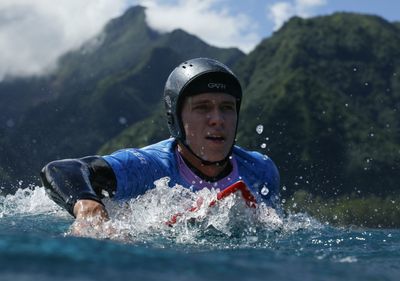 Olympic surfer Tim Elter had the cheekiest response after mooning the world while competing