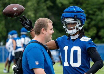 Colts’ rookie WR AD Mitchell makes noise during third training camp practice