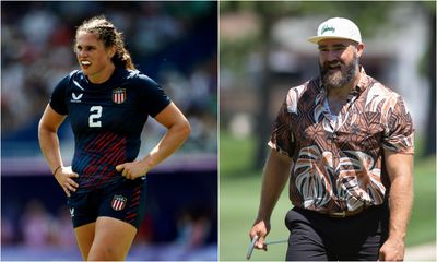 Jason Kelce is now a women’s rugby sevens superfan thanks to Ilona Maher and Team USA