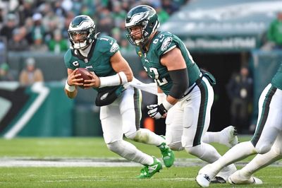 Eagles OC Kellen Moore likes the advantages gained from using Jalen Hurts in the run game