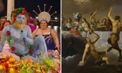 Olympic ‘Last Supper’ scene was in fact based on painting of Greek gods, say art experts