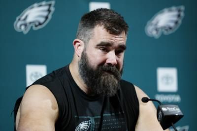 Retired NFL Star Jason Kelce Arm Wrestles Olympian At Paris Olympics