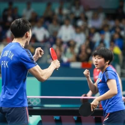 North Korean Pair Stuns In Table Tennis Mixed Doubles Final