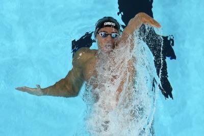 Thomas Ceccon Wins Gold In Men's 100M Backstroke Photo Finish