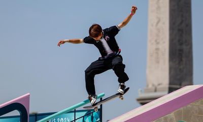 Horigome retains Olympic street skateboard title over US duo in ‘best ever’ show
