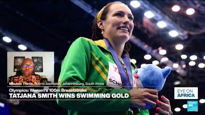 South Africa's Tatjana Smith wins swimming gold at Paris Olympics