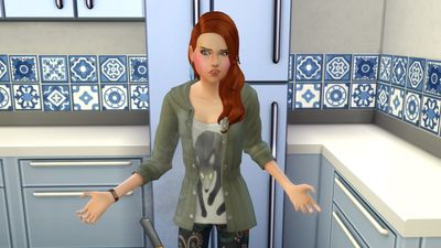 The greatest betrayal in The Sims 4 is when none of the color swatches match