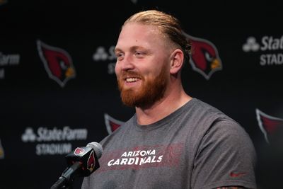 Cardinals C Hjalte Froholdt works hard on the field and has fun off it