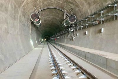 Dust shuts train tunnel just after opening